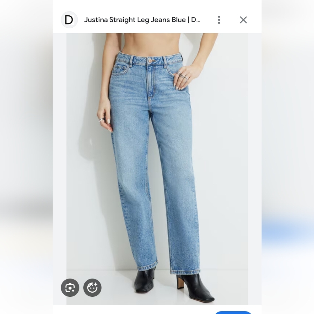 Justina Straight Leg Blue Jean